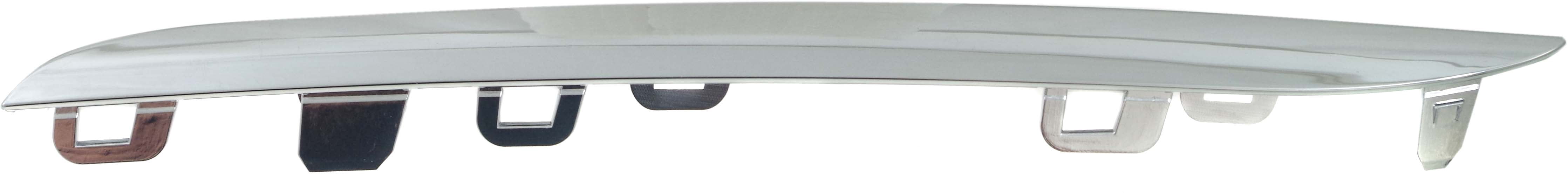 Grille Trim Compatible with 2015-2018 Mercedes Benz C300 2015 C400 Left Driver Side, Lower Chrome CAPA Certified