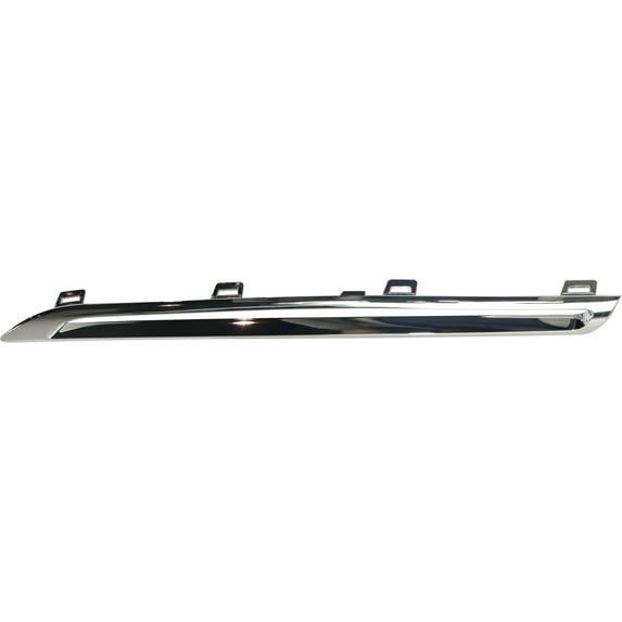 Grille Trim Compatible with 2016-2017 Mercedes Benz GLE300d 2016-2018 GLE350 Left Driver Side, Upper Chrome