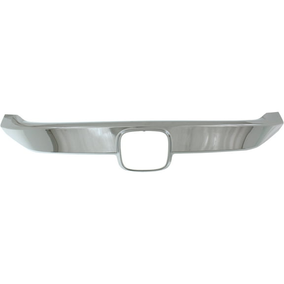 Grille Trim Compatible with 2016-2018 Honda Civic Center Chrome