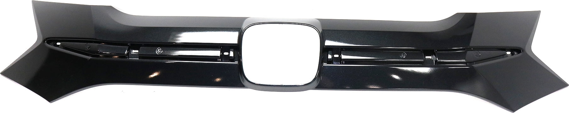 Grille Trim Compatible with 2016-2018 Honda HR-V Center Painted Black