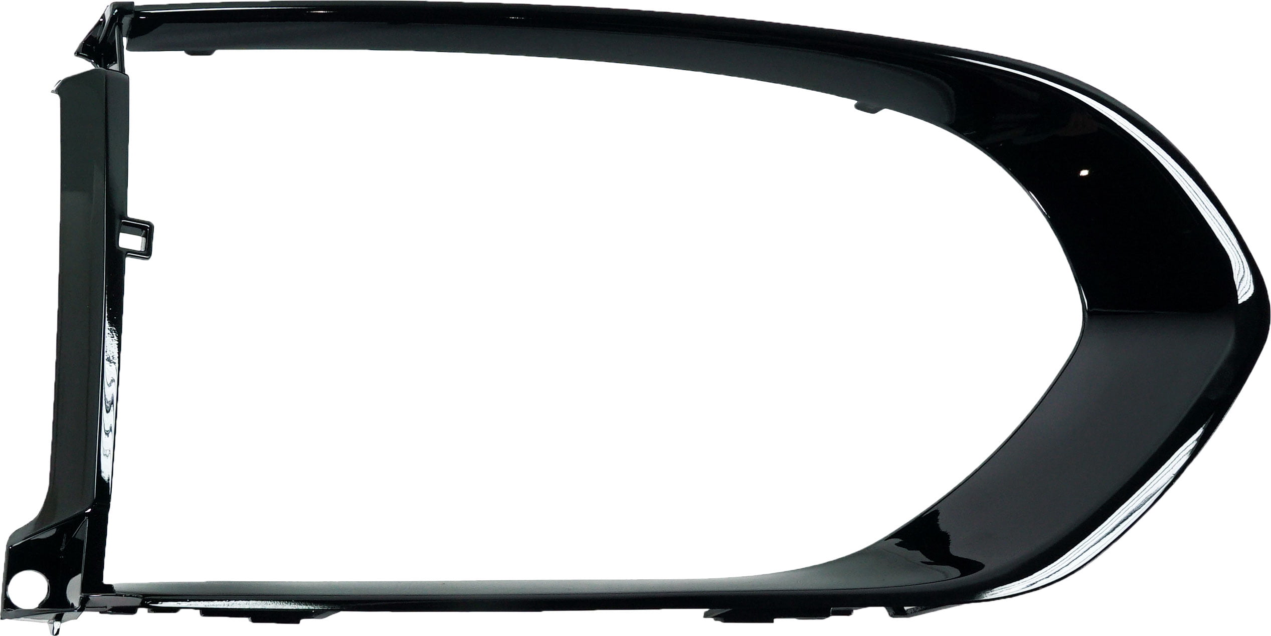 Grille Trim Compatible with 2017-2020 Jaguar F-Pace Right Passenger Painted Black
