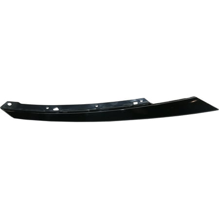 Grille Trim Compatible with 2017-2021 Honda Civic Right Passenger Painted Black CAPA Certified