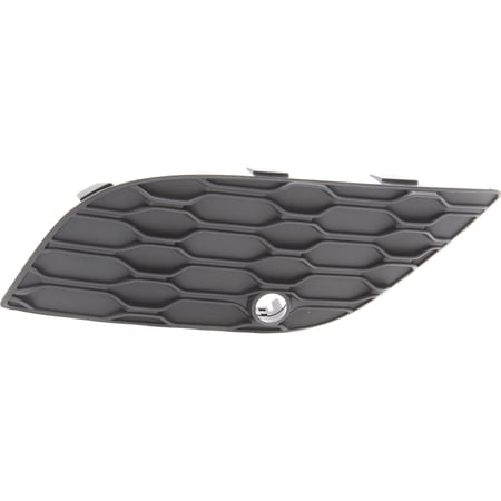Grille Trim Compatible with 2017-2021 Jeep Grand Cherokee Right Passenger Textured Black