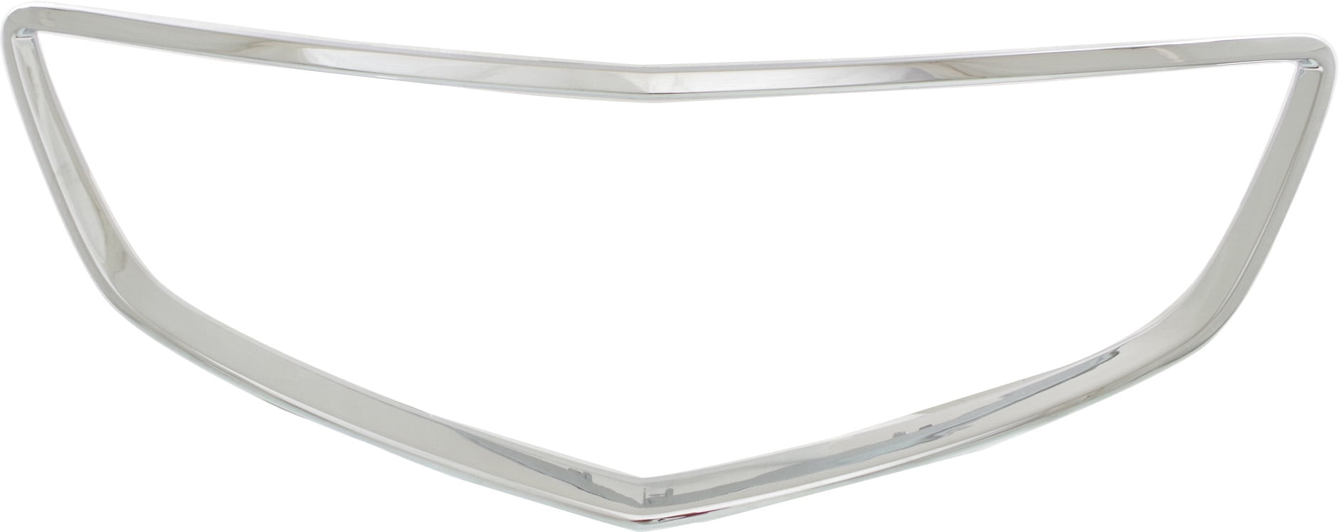 Gloss Black Front Grille Upper Molding Cover Trim For Acura TL (2012-14) NexaNovo