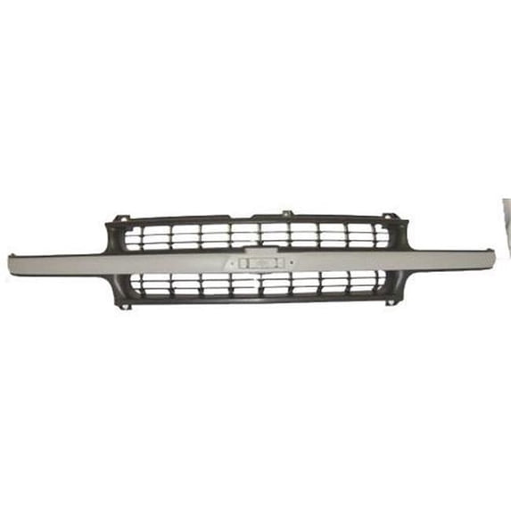 Grille for 1999-2002 Silverado, Textured Light & Dark Gray