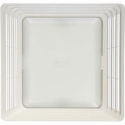 Grille & lens for bathroom fan, White