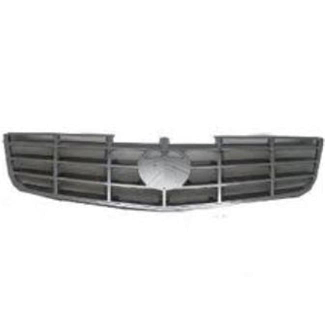 Chrome Front Bumper Grill For 2006-2011 Cadillac DTS - Vertical Style, ABS Plastic, Luxury Sport Look