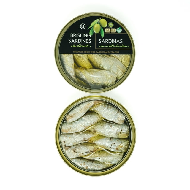 Grilled Catch Wild Caught Brisling Sardines in olive oil 5.6oz (pack of 10)