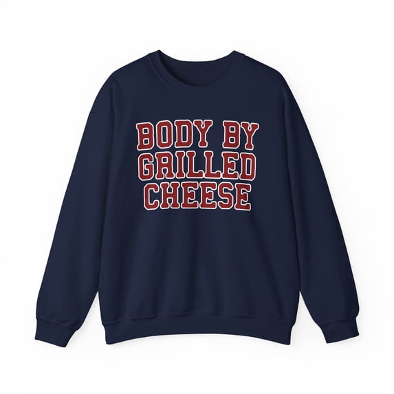 Grilled Cheese Sweatshirt Gifts Crew Neck Shirt Long Sleeve Unisex