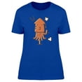 thumbnail image 1 of Grilled Squid Cartoon T-Shirt Women -Image by Shutterstock, Female Small, 1 of 2