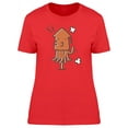 thumbnail image 1 of Grilled Squid Cartoon T-Shirt Women -Image by Shutterstock, Female x-Large, 1 of 2