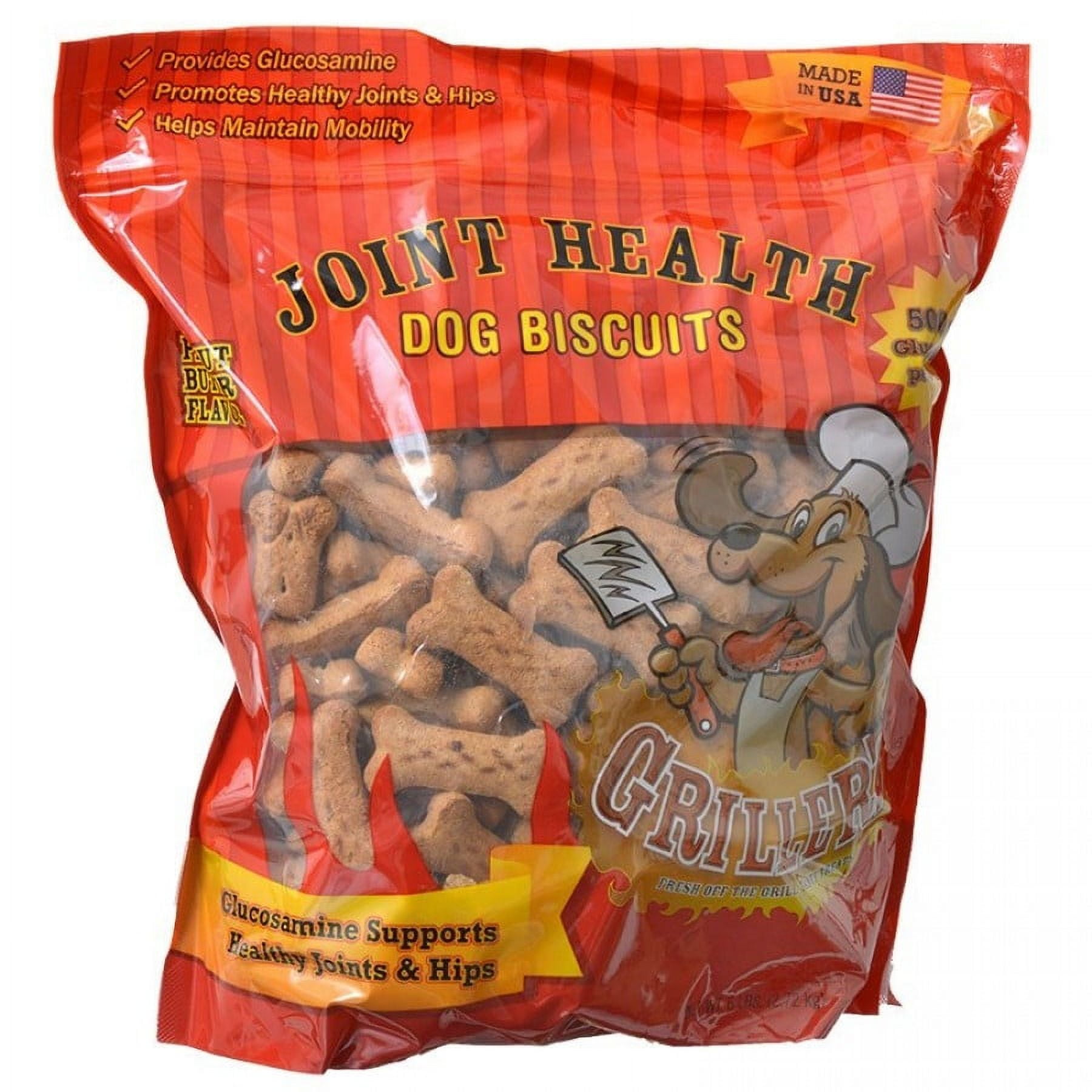 Grillerz Joint Health Dog Biscuits Peanut Butter Flavor 6 lbs