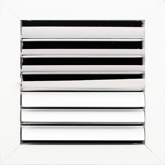 Grilles & Diffusers Distributors-122311 B3214267 ACAMINAIRE 2-Way Aluminum Ceiling Diffuser, White - 8 x 8 in.