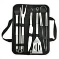 Grilling Accessories BBQ Grill Tools Set, 9 PCS Stainless Steel Grill