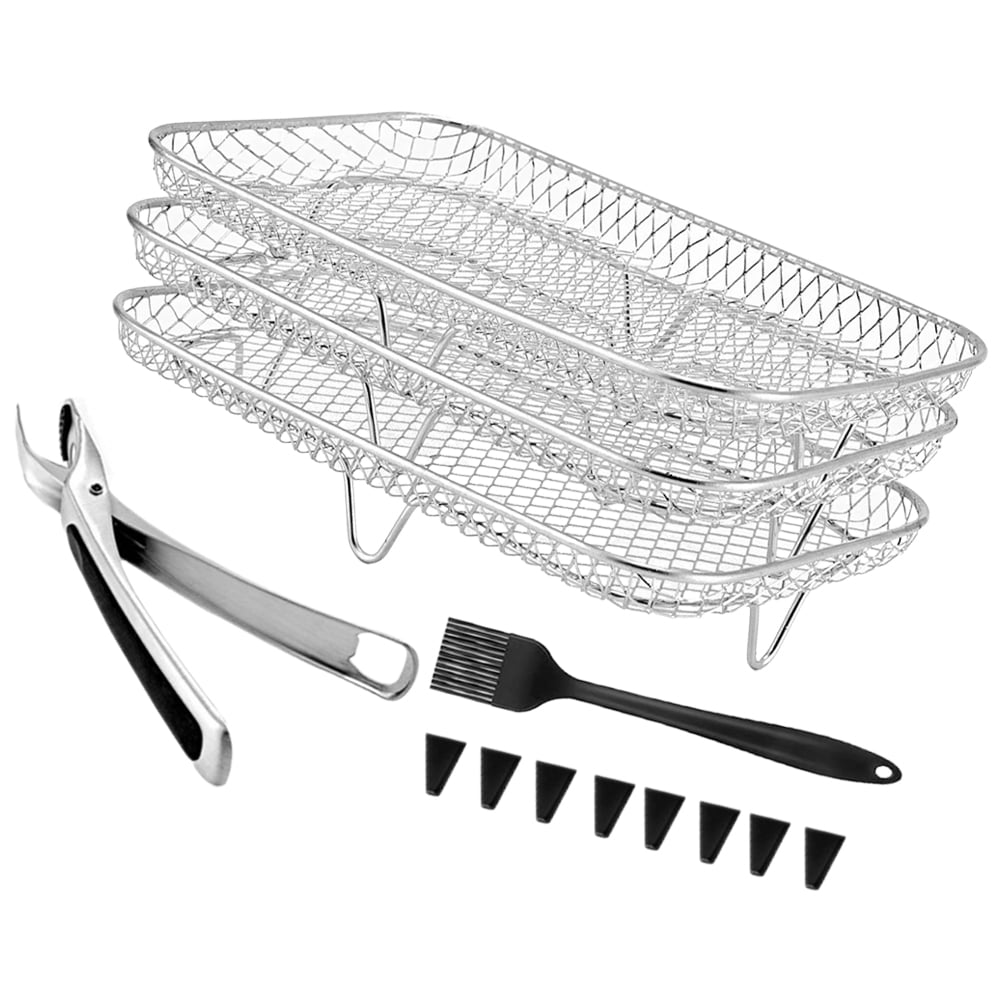 Grilling Accessories Barbecue Grill Three Tier Serving Tray 3 Tier Tray Creative Stacking Shelf