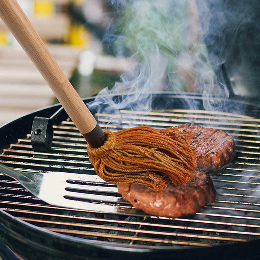 Grilling Basting Mop for Grilling Replacements Grilling brush Optional quantity D Smile Home