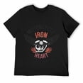 thumbnail image 1 of Grilling Chilling Funny Motorcycle Iron Heart T-Shirt, 1 of 5