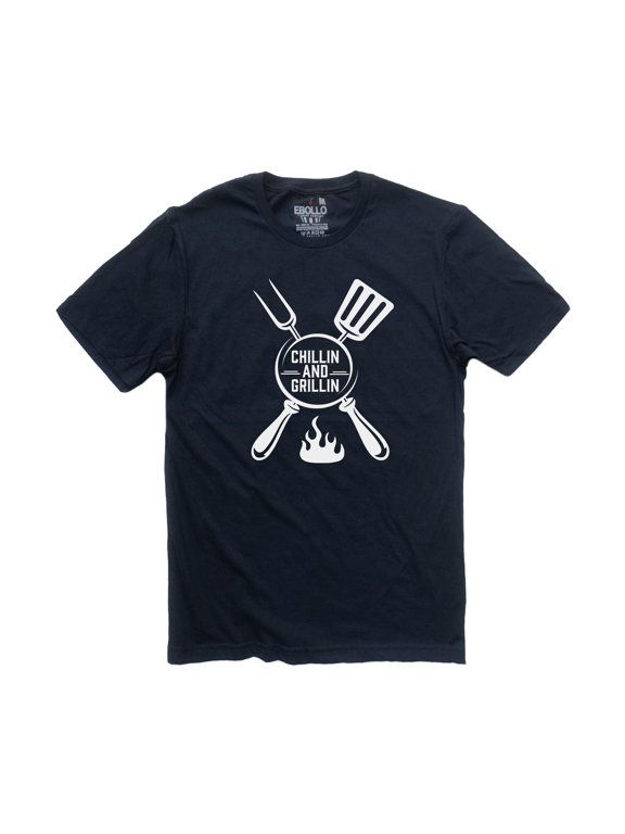 Grilling Gift Chillin amp Grillin BBQ Shirt Funny Fathers Day Gift for Him