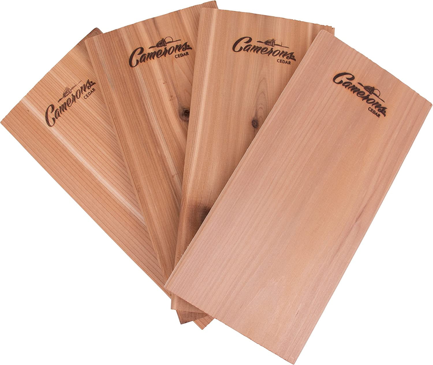 Grilling Planks 4 Pack Cedar Premium 5.5 x 11.5 Western Cedar for Barbecue Salmon, Seafood