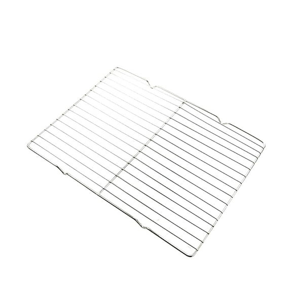 Grilling Rack Heavy Duty Wire Grate Oven Roasting Rack 38x28CM Rectangle Baking Cooling Steaming with 4 Legs Stainless Steel Rack