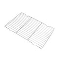 thumbnail image 1 of Grilling Rack Heavy Duty Wire Grate Oven Roasting Rack 45x29CM Rectangle Baking Cooling Steaming with 4 Legs Stainless Steel Rack, 1 of 8