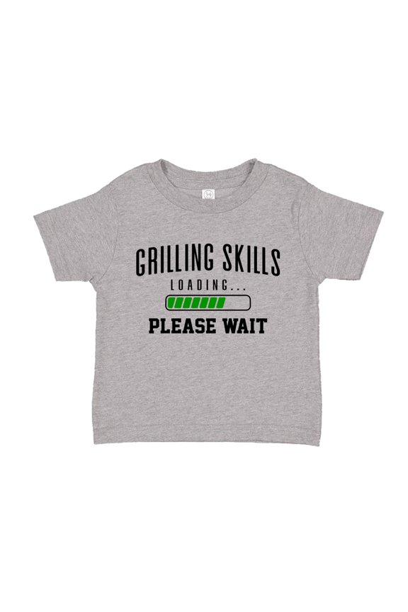 Grilling Skills Loading Please Wait Toddler T-Shirt 2T Athletic Heather