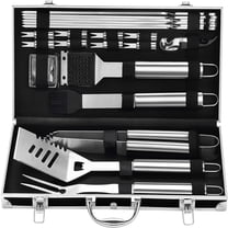 Grilljoy 22PCS Grill Tools Set with Spatula for Outdoor Cooking - BBQ Accessories Gift for Valentine's Day