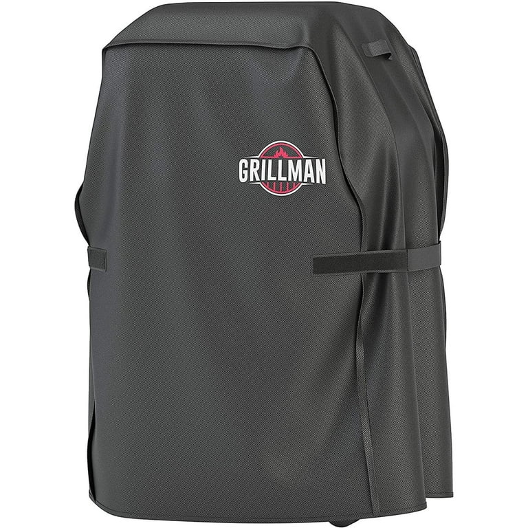Grillman Premium BBQ Grill Cover Heavy Duty Gas Grill Cover for Weber Brinkmann Char Broil etc. Rip Proof UV Water Resistant 30 L x 26 W x 43 H Walmart
