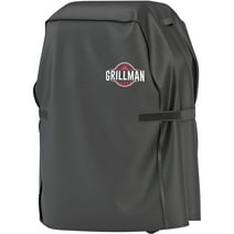 Grillman Premium BBQ Grill Cover, Heavy-Duty Gas Grill Cover for Weber, Brinkmann, Char Broil etc. Rip-Proof, UV & Water-Resistant (30" L x 26" W x 43" H)