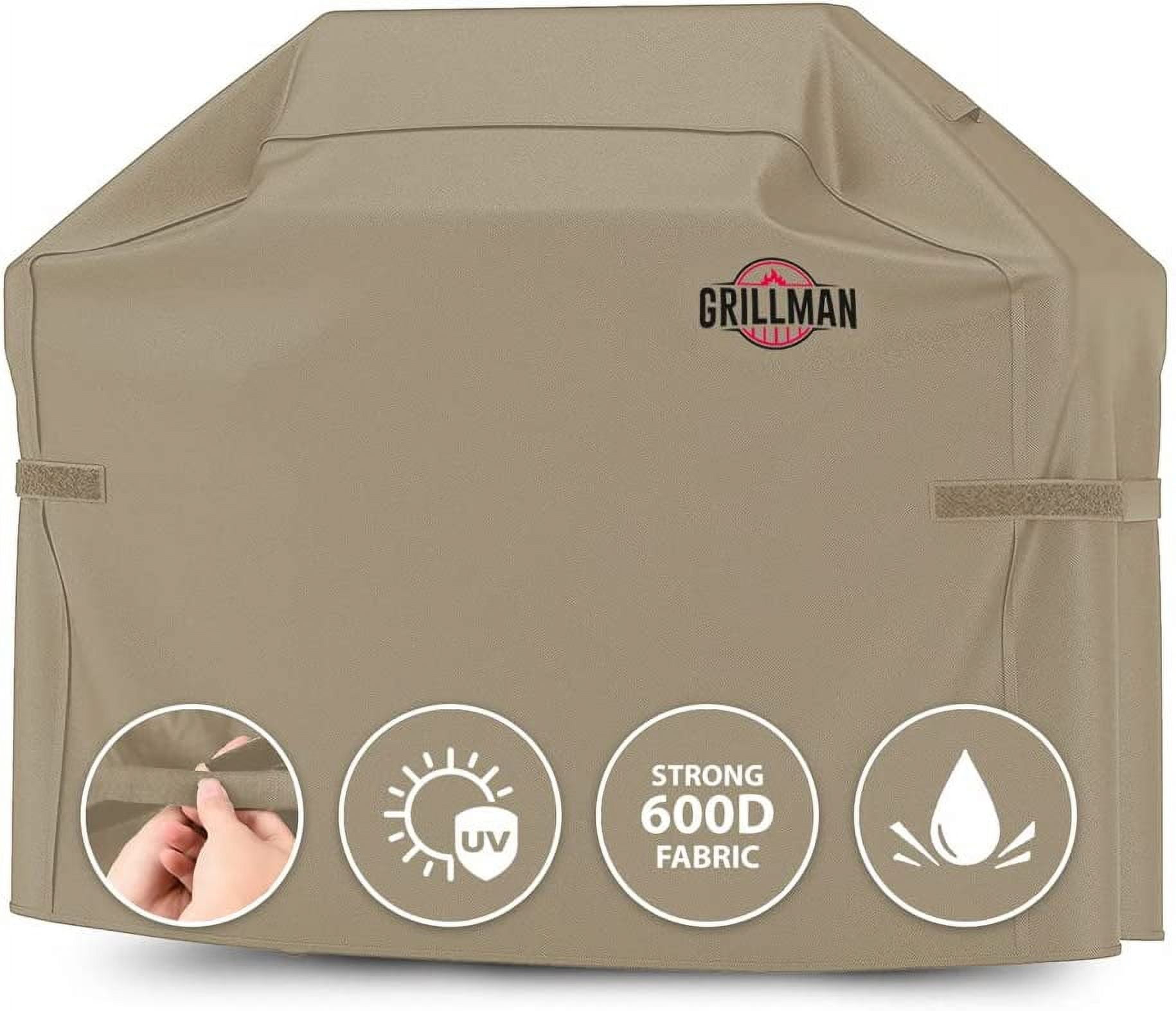 Grillman Premium BBQ Cover, UV & WaterResistant, For er, Char Broil