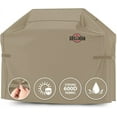 thumbnail image 1 of Grillman Premium BBQ Grill Cover, Heavy-Duty Gas Grill Cover for Weber, Brinkmann, Char Broil etc. Rip-Proof, UV & Water-Resistant (58 L x 24 W x 48 H, Tan), 1 of 7