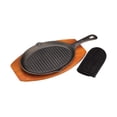 thumbnail image 1 of Grillmark Fajita Set Cast Iron Cotton Handle 7" X 9", 1 of 2