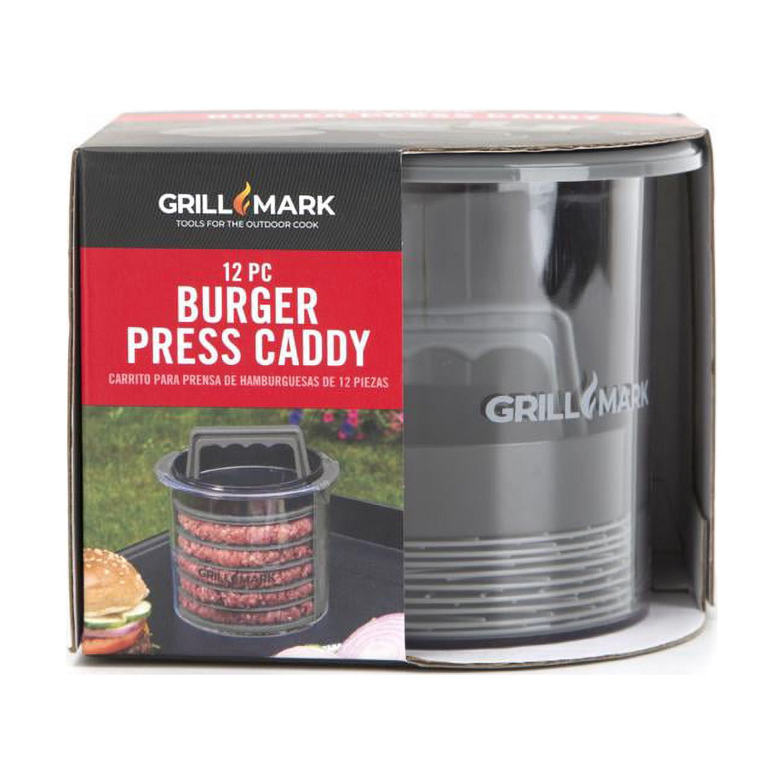 Grillmark Grill Mark 40231ACE Burger Press, Black/Gray, Plastic