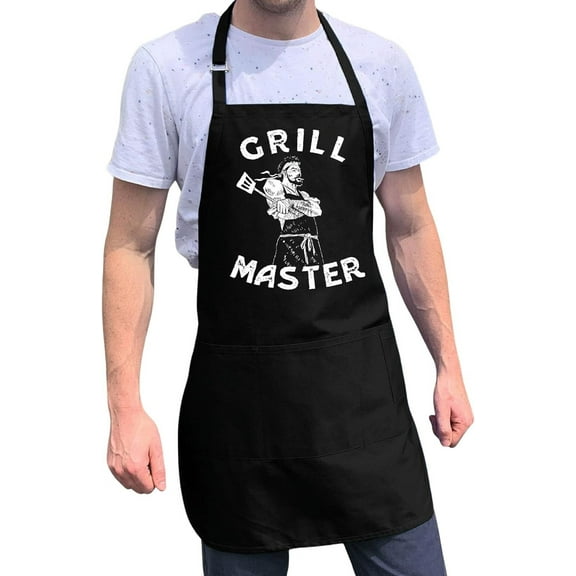 Grillmaster Adjustable BBQ Apron for Men, One Size