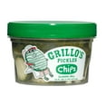 thumbnail image 1 of Grillo's Pickles Classic Dill Pickle Chips, 16 fl oz Tub (2 Pack), 1 of 5