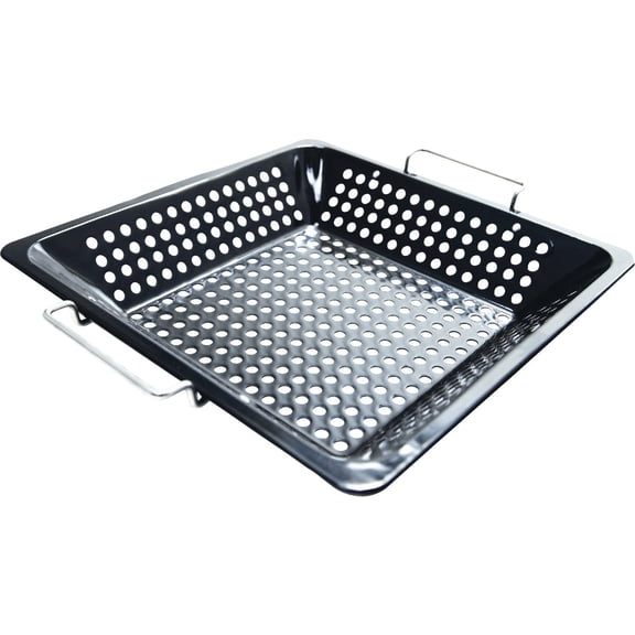 Grillpro 98121 Square Wok Topper, Black