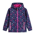thumbnail image 1 of MGEOY Girls Rain Jackets Lightweight Waterproof Hooded Raincoats Windbreakers, 1 of 7