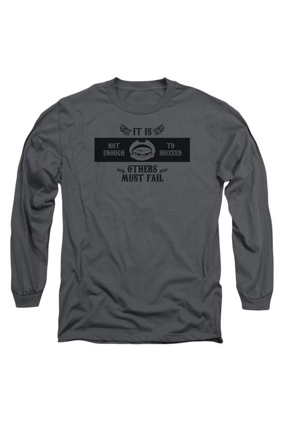 Grim Adventures Of Billy And Mandy Mandy Long Sleeve Adult 18/1 T-Shirt Charcoal