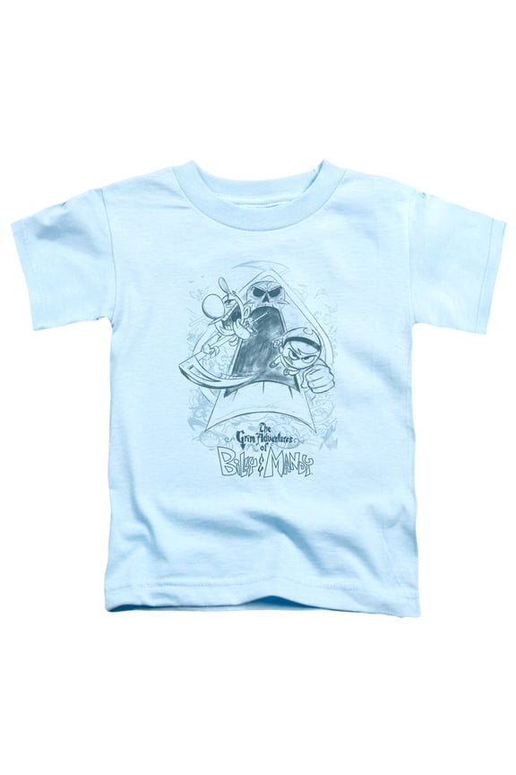 Grim Adventures Of Billy & Mandy - Sketched - Toddler Short Sleeve Shirt - 2T