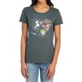 thumbnail image 1 of Grim Adventures of Billy & Mandy Splatter Cast Women's T Shirt, Charcoal, Medium, 1 of 6