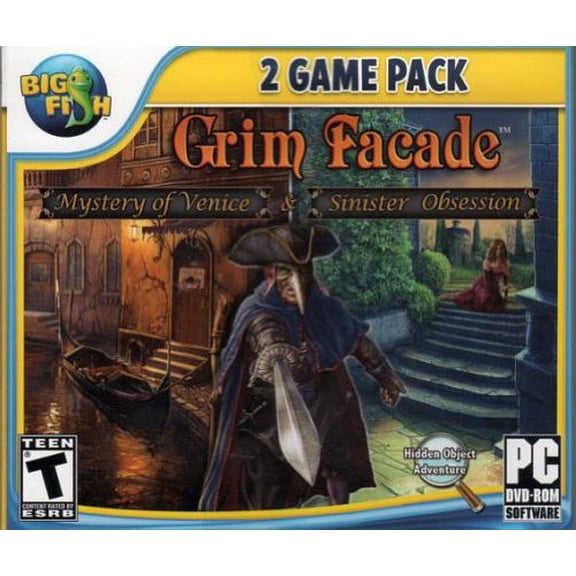Pre-Owned Grim Facade Mystery of Venice & Sinister Obsession Dual Pack (PC DVD)