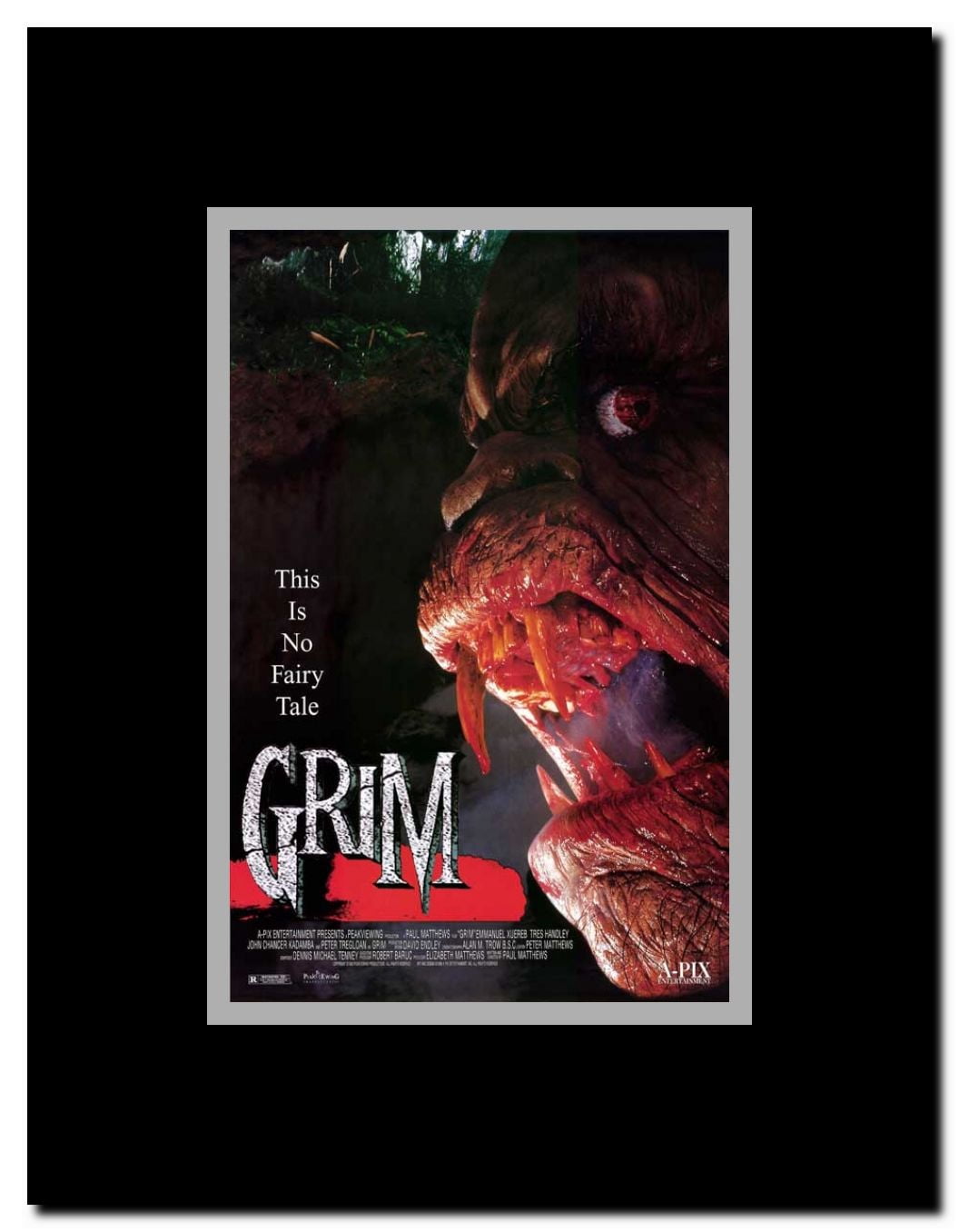 Grim Framed Movie Poster