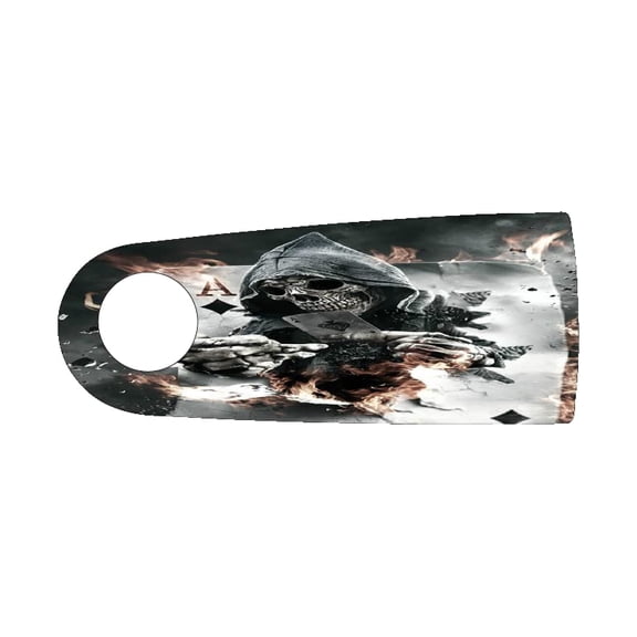 Grim Reaper Ace Air Cleaner Cover Insert by Kustom Cycle Parts. Replaces Stock Harley Davidson Twin Cam / 103 Insert. Proudly Made in the USA