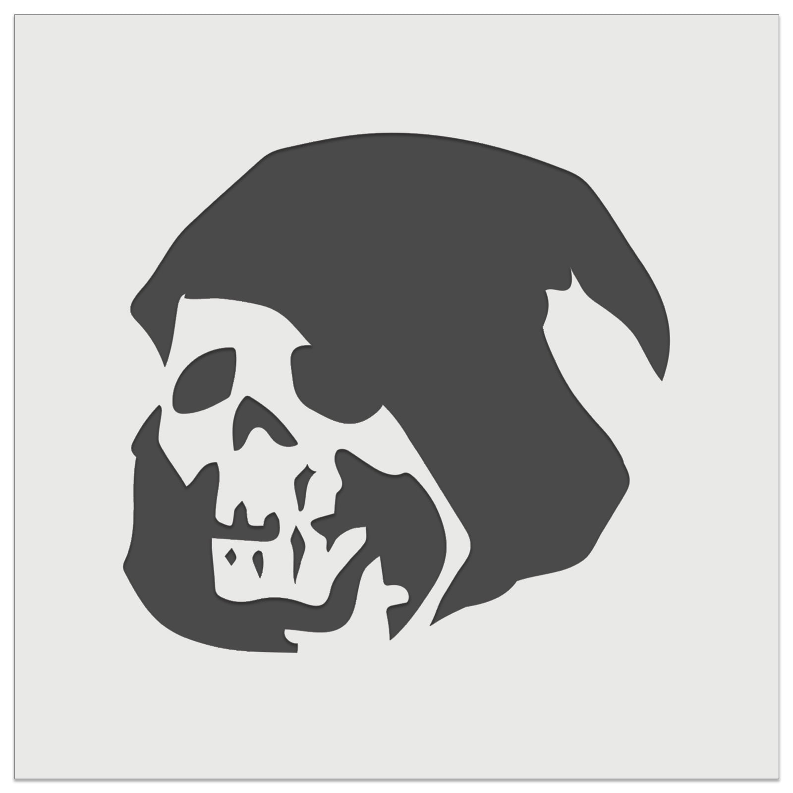Grim Reaper Death Skeleton Hooded Head Halloween DIY Cookie Wall Craft  Stencil - 4.5 Inch - Walmart.com, image size:1600x1600