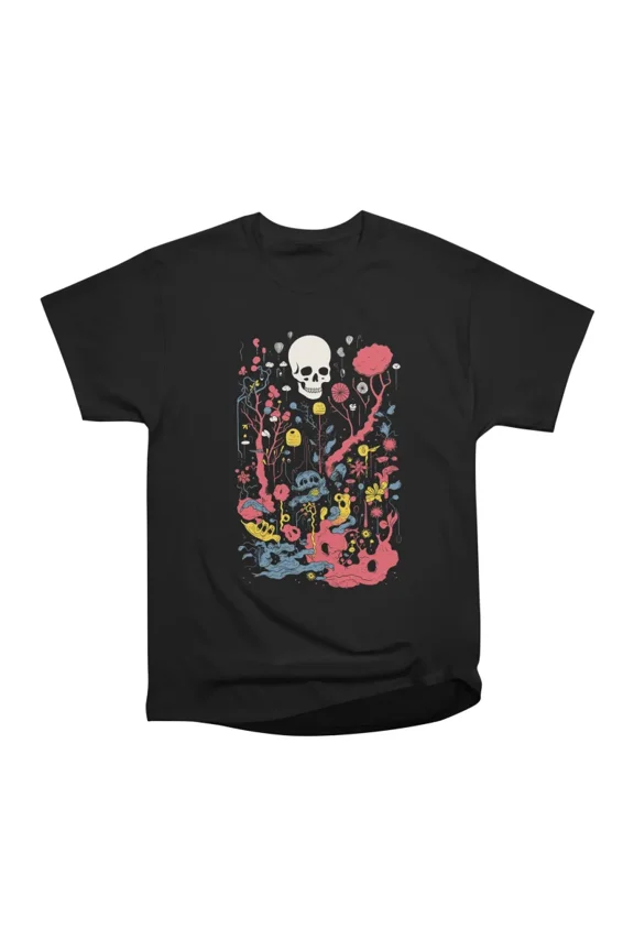 Grim Reaper Forest T-Shirt Tee Gift For Him Merch For Her Apparel For Friend