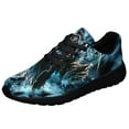 thumbnail image 1 of Grim Reaper Halloween Shoes Sneakers Black Size 9, 1 of 7
