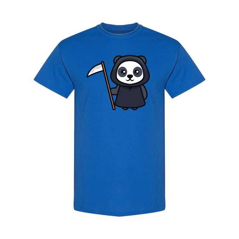 Grim Reaper Panda T Shirt Men Image by Shutterstock Male Large