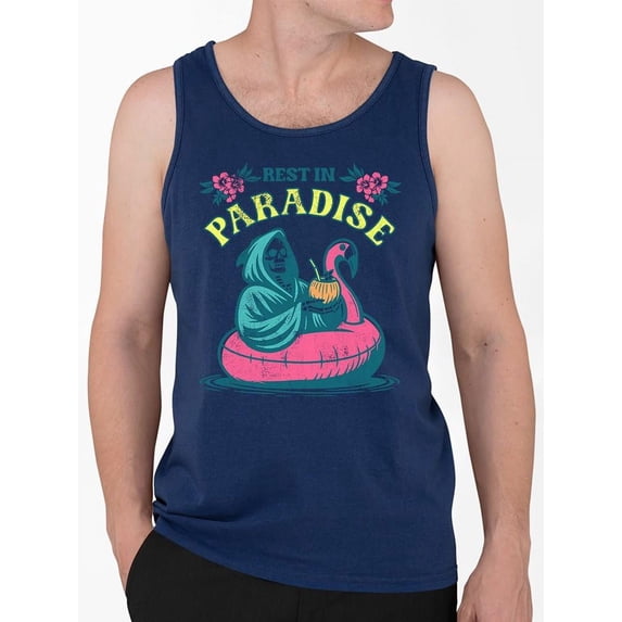 Grim Reaper Paradise Tee Tank Top Men's