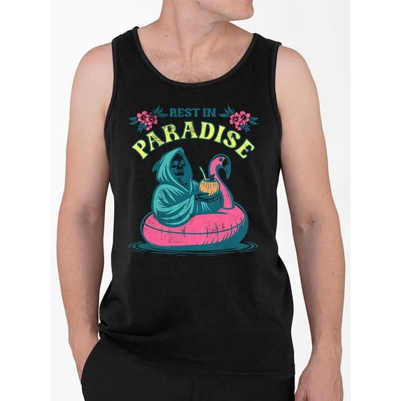 Grim Reaper Paradise Tee Tank Top Men's