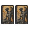 thumbnail image 1 of Grim Reaper Skeleton Angel Vintage Horror Seat Belt Shoulder Pad 2-Pack Soft Car Seatbelt Cover Adjustable Strap Breathable Comfort Pad, 1 of 8